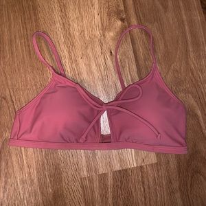 PacSun mauve colored swimsuit top!
